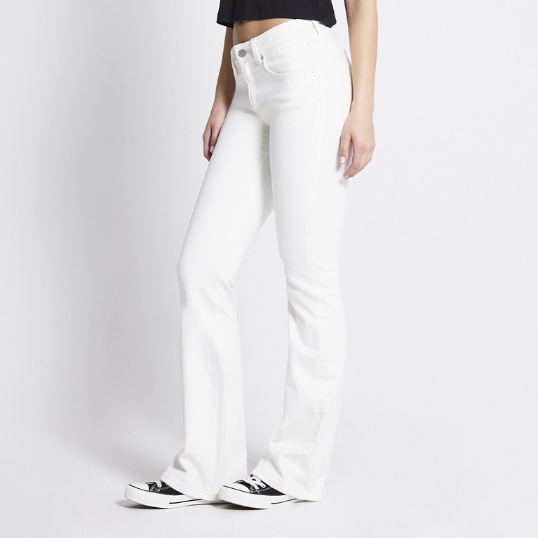 Low waist bootcut jeans "Low Boot" Off white
